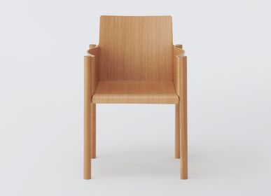 Fauteuils - Kawara Armchair (Wooden Seat) - SILVERA BAC