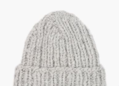 Hats - Pure Cashmere Fold-Up Hand Knit Hat - #668 H-CBR - KARAKORAM ACCESSORIES