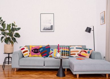 Cushions - 3D wool cushion covers - COLORTHERAPIS