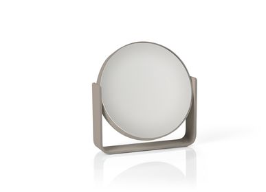 Bathroom mirrors - Ume Taupe 5x Magnification Table Mirror - ZONE DENMARK