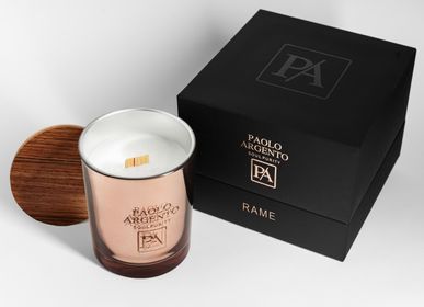 Decorative objects - RAME Lusso Cilindro Soy Candle - PAOLO ARGENTO