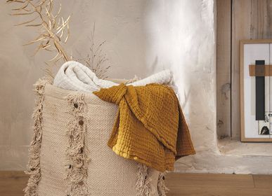 Plaids - Jazzy Moutarde - Plaid et couvre-lit - ESSIX