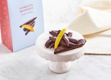Cadeaux - Zestes de citron siciliens enrobés de chocolat noir 150g - LAVORATTI 1938 CIOCCOLATO