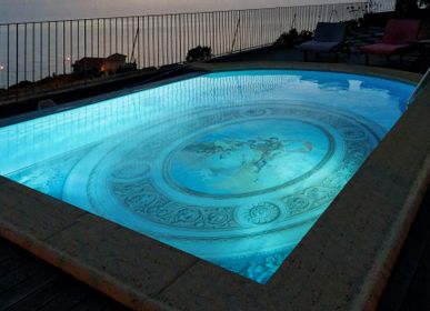 Paintings - swimming pool bottom decoration - HISTORYA