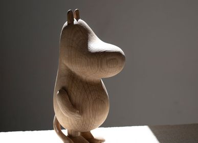 Design objects - Moomintroll - wooden statue - BOYHOOD DESIGN