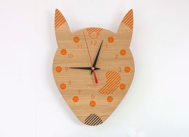 Children's decorative items - Renard | Educational clock - REINE MÈRE