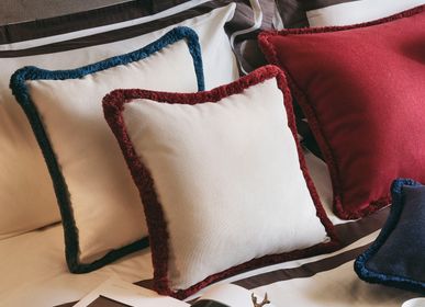 Fabric cushions - HAPPY PILLOW Collection | Velvet with bespoke fringes - LO DECOR