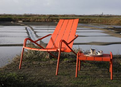 Lawn armchairs - FLEOLE lounge armchair, stackable - EZEÏS