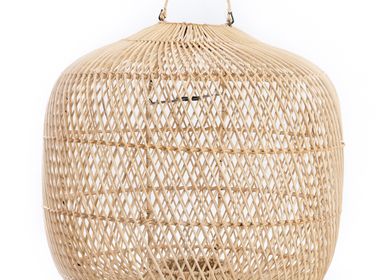 Floor lamps - The Batu Bolong Pendant - Natural - L - BAZAR BIZAR