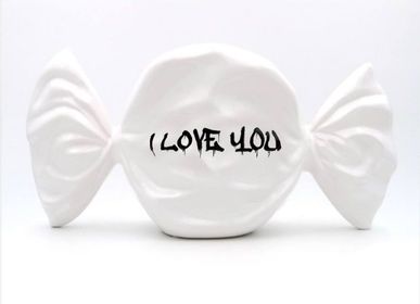 Sculptures, statuettes et miniatures - I love you mint candy - DESIGN BY JALER