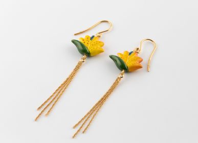 Jewelry - Strelitzia Flower Pendant earrings - Sawadee - NACH