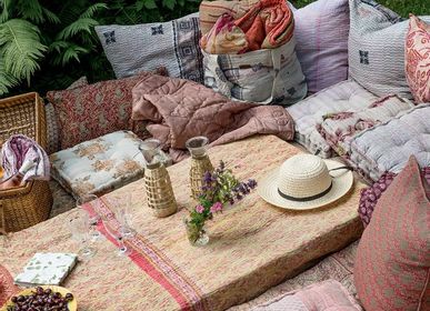 Fabric cushions - Sari Kantha Cushions - QUOTE COPENHAGEN APS