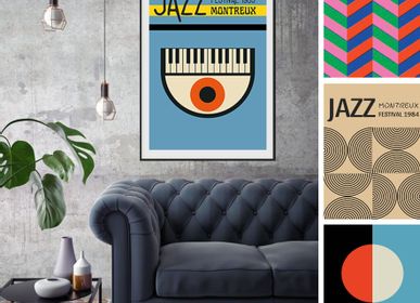 Poster - Jazz Concert Print - BLUE SHAKER