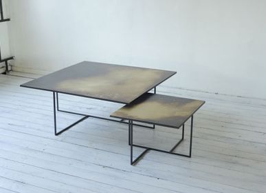 Coffee tables - Brass top coffee table - STEELE