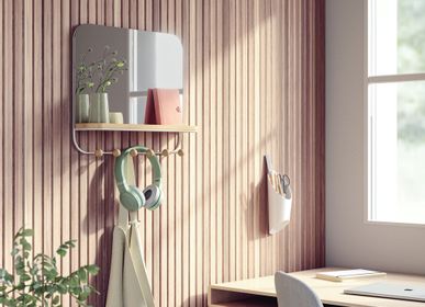 Decorative objects - ESTIQUE Mirror with Hooks - UMBRA