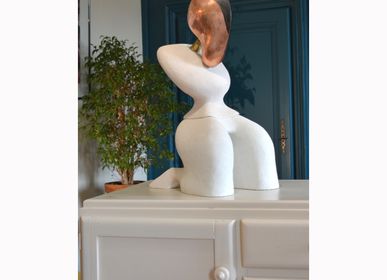 Sculptures, statuettes et miniatures - sculpture sculptures szendy stephane a genoux - SZENDY STEPHANE