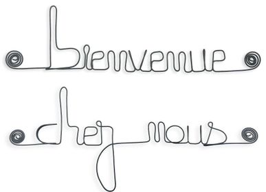 Other wall decoration - “Welcome Home” wire wall lettering - L'ATELIER DES CREATEURS