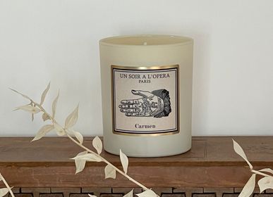 Objets de décoration - CARMEN - BOUGIE PARFUMÉE CIRE 100 % VÉGÉTALE - IVOIRE - UN SOIR A L'OPERA