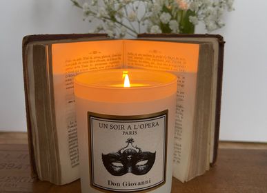 Decorative objects - DON GIOVANNI - SCENTED CANDLE - 100% VEGETABLE WAX - IVORY - UN SOIR A L'OPERA