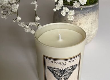 Decorative objects - 100% VEGETABLE WAX SCENTED CANDLE - MADAME BUTTERFLY - IVORY - UN SOIR A L'OPERA