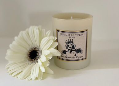Decorative objects - 100% VEGETABLE WAX SCENTED CANDLE - LES NOCES DE FIGARO - IVORY - UN SOIR A L'OPERA