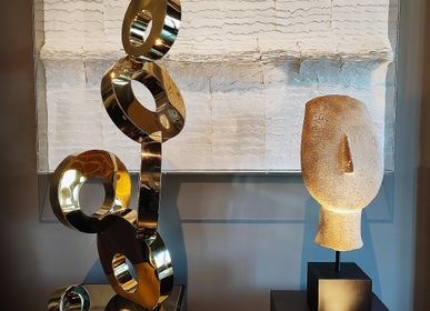 Decorative objects - Contemporary Golden Sculpture - UPAGURU