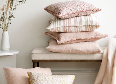 Fabric cushions - Cushions - soft pink, rose and yellow - COZY LIVING COPENHAGEN