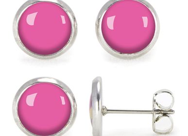 Jewelry - Ears Studs Les Minis Flash Bubblegum - LES MINIS D'EMILIE FIALA