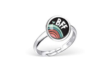 Jewelry - Ring Les Minis BFF Noir - LES MINIS D'EMILIE FIALA