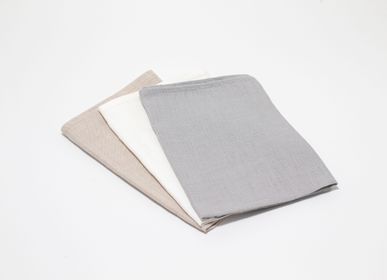 Table linen - LINEN NAPKIN - SET OF 4 NAPKINS - GREY - BAYU
