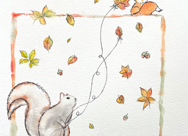 Paintings - Illustrations on paper - VERY LUCKY CRAFTSHOP