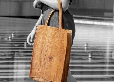 Bags and totes - Wood daily bag - MARON BOUILLIE