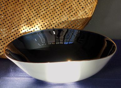 Platter and bowls - Indigo Salad Bowl - TSÉ&TSÉ ASSOCIÉES