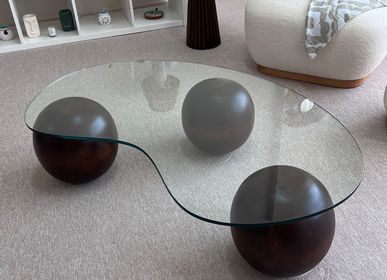 Tables basses - Minimal Wooden Walnut Coffee Table - CHAPPAL.CO