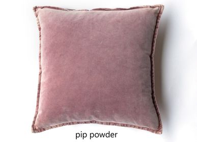 Coussins textile - Coussin en velours délavé PIP 50/50 cm - ML FABRICS