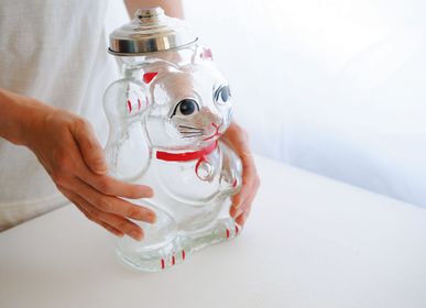 Design objects - Maneki Neko Sweets Bottle (L) - HIROTA GLASS MFG. CO., LTD.