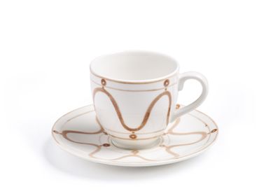 Assiettes au quotidien - Serenity Beige Coffee or Tea Cup - THEMIS Z