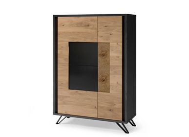 Storage boxes - Megan Small Display Cabinet - ZAGAS FURNITURE