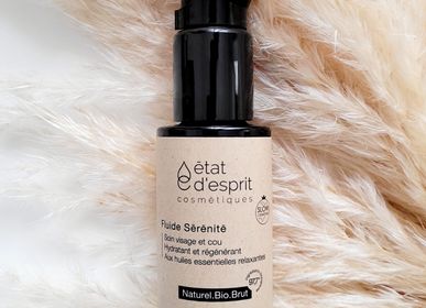 Beauty products - Serenity facial fluid | 97.7% ORGANIC and refillable | Slow Cosmétique awarded - ÉTAT D'ESPRIT