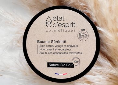 Cosmétiques - Baume Sérénité Corps, Visage, Cheveux | 100% BIO | 0% d'eau | Rechargeable | Label Slow Cosmétique - ÉTAT D'ESPRIT