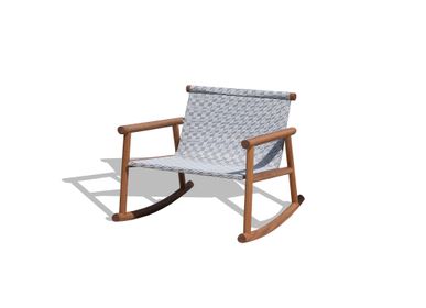 Lawn armchairs - Hashi 09 rocking chair - GERVASONI