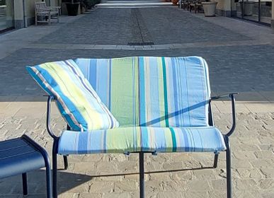 Canapés de jardin - Mireille-Odile gamme Elégance - assise personnalisable pour habiller le fauteuil bas DUO de la gamme Luxembourg - SOFTLANDING