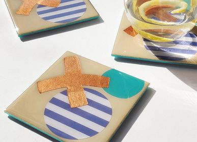 Gifts - COASTER SET — BIARRITZ - 204 HAUS CRAFTERS