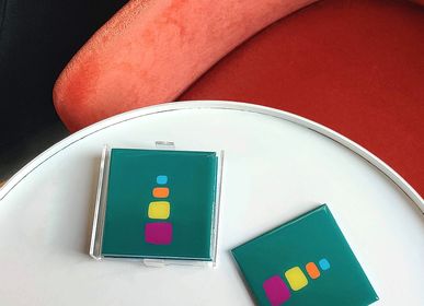 Design objects - COASTER SET — MIRÓ VERDE - 204 HAUS CRAFTERS
