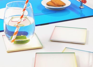 Objets design - SET DE DESSOUS DE VERRE—PARCHIS - 204 HAUS CRAFTERS