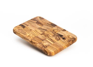 Plats et saladiers - Planche en bois d'olivier originale - BAYU