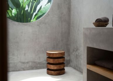 Tabourets - Le Tabouret Massaka - Naturel - BAZAR BIZAR