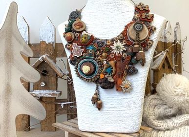 Jewelry - Necklace\" Christmas in Haute-Savoie\ " - ANNA KRONIQ