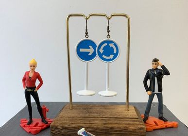 Bijoux - Boucles d'oreille "Travaux en ville" - ANNA KRONIQ