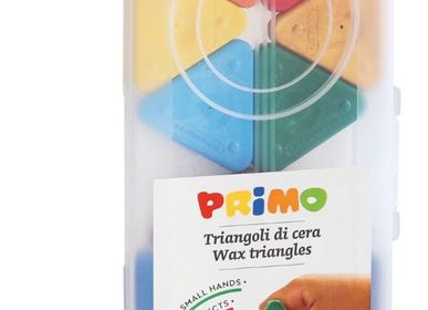 Children's arts and crafts - Wax triangles 12 colours - PRIMO